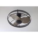 Progress Lighting Matte Black 26 in. 3-Blade Indoor or Outdoor Ceiling Fan 