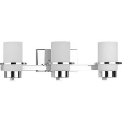 100W 3-Light Medium E-26 Vanity Fixture in Polished Chrome