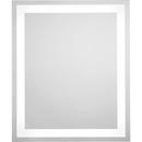 CAPTARENT COLLECTION 30X36 IN. RECTANGULAR ILLUMINATED INTEGRATED LED WHITE MODERN MIRROR 