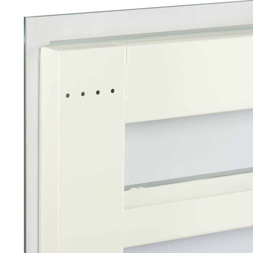 CAPTARENT COLLECTION 30X36 IN. RECTANGULAR ILLUMINATED INTEGRATED LED WHITE MODERN MIRROR 