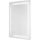CAPTARENT COLLECTION 30X36 IN. RECTANGULAR ILLUMINATED INTEGRATED LED WHITE MODERN MIRROR 