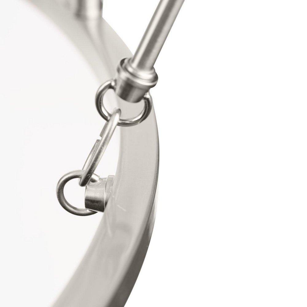 GILLIAM COLLECTION FIFTEEN-LIGHT BRUSHED NICKEL NEW TRADITIONAL CHANDELIER 