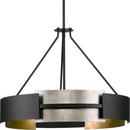 Progress Lighting Matte Black 60W 5-Light Medium E-26 Incandescent Pendant 