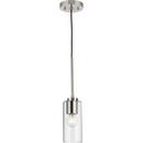 Progress Lighting Brushed Nickel 60W 1-Light Medium E-26 Incandescent Pendant 