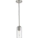 Progress Lighting Brushed Nickel 60W 1-Light Medium E-26 Incandescent Pendant 