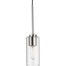 Progress Lighting Brushed Nickel 60W 1-Light Medium E-26 Incandescent Pendant 
