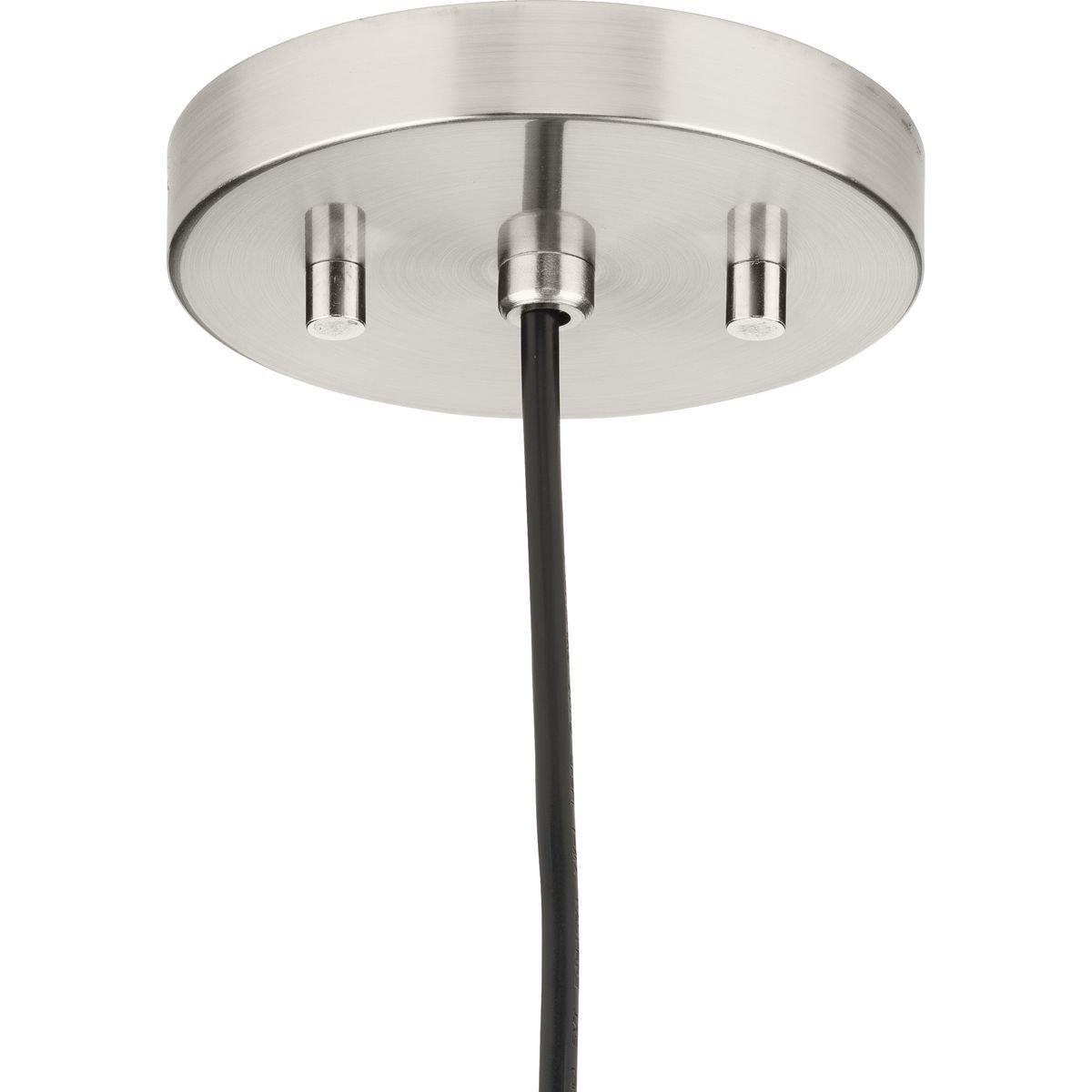 COFIELD COLLECTION ONE-LIGHT BRUSHED NICKEL TRANSITIONAL PENDANT 