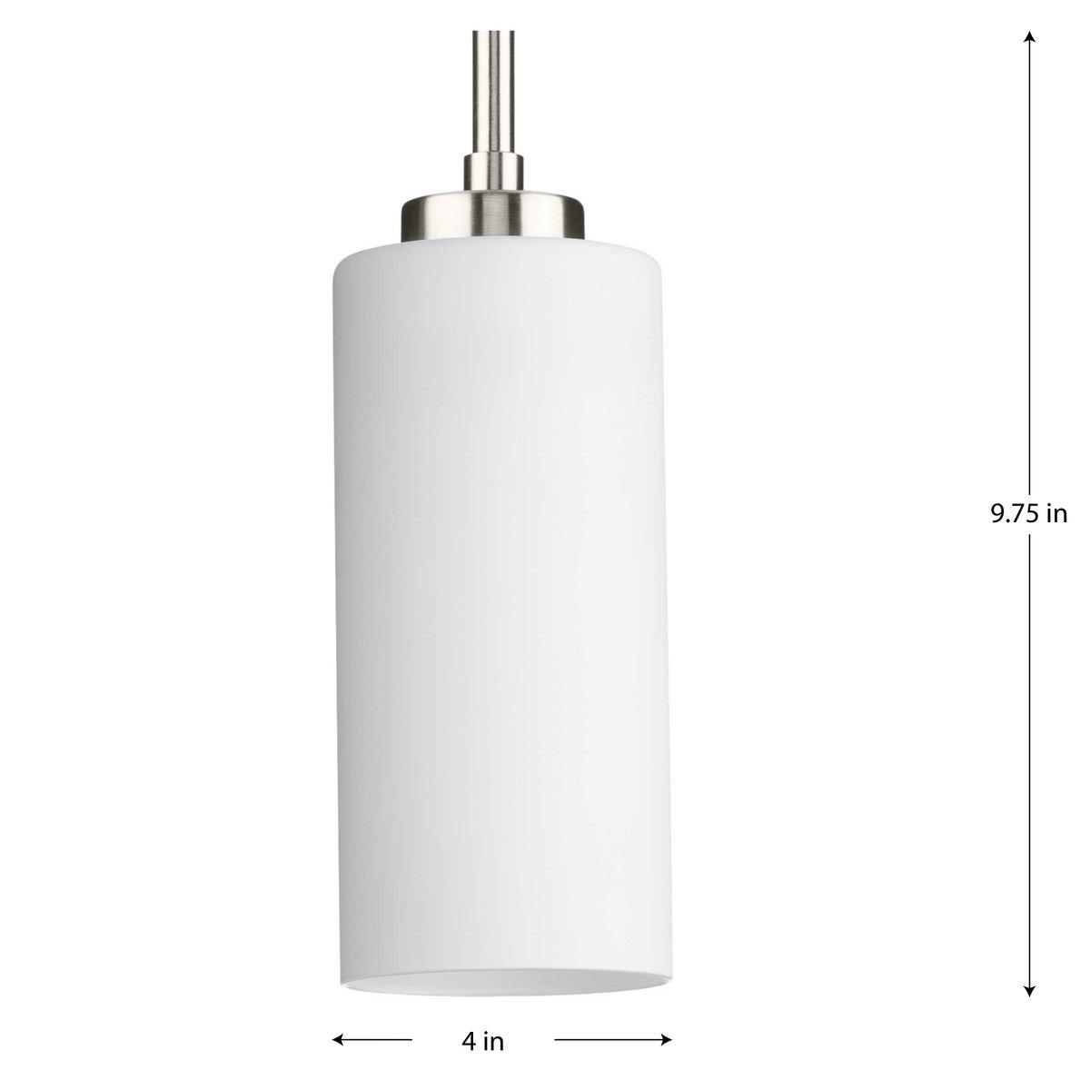 COFIELD COLLECTION ONE-LIGHT BRUSHED NICKEL TRANSITIONAL PENDANT 