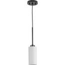 COFIELD COLLECTION ONE-LIGHT MATTE BLACK TRANSITIONAL PENDANT 
