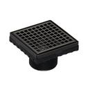 4X4 IN. LQ4 SQUARES PATTERN STRAINER-2 IN. THROAT IN OIL RUBBED BRONZE 
