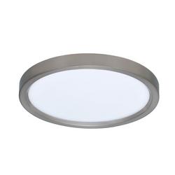 11 in. LED Ceiling Mount Light in Brushed Nickel