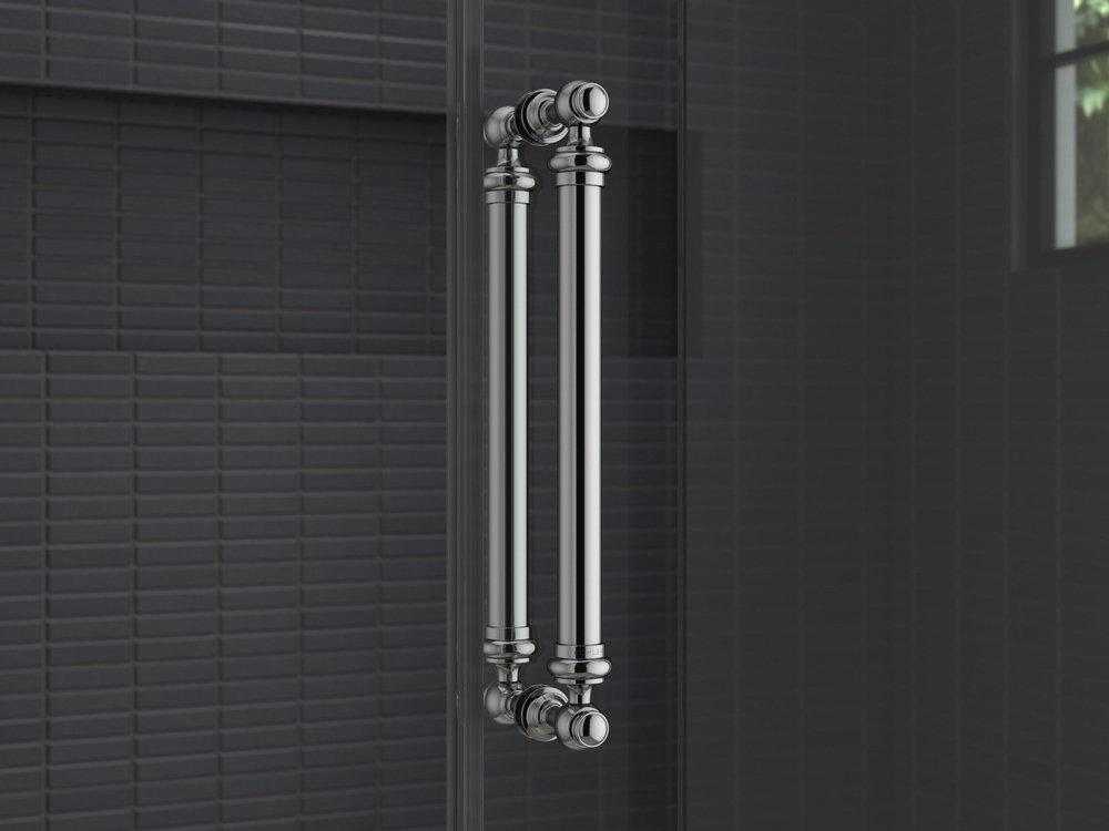 KOHLER Polished Chrome 1-5/8 x 16-7/16 in. Shower Door Handle 