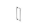 1-5/8 x 16-7/16 in. Shower Door Handle in Polished Chrome