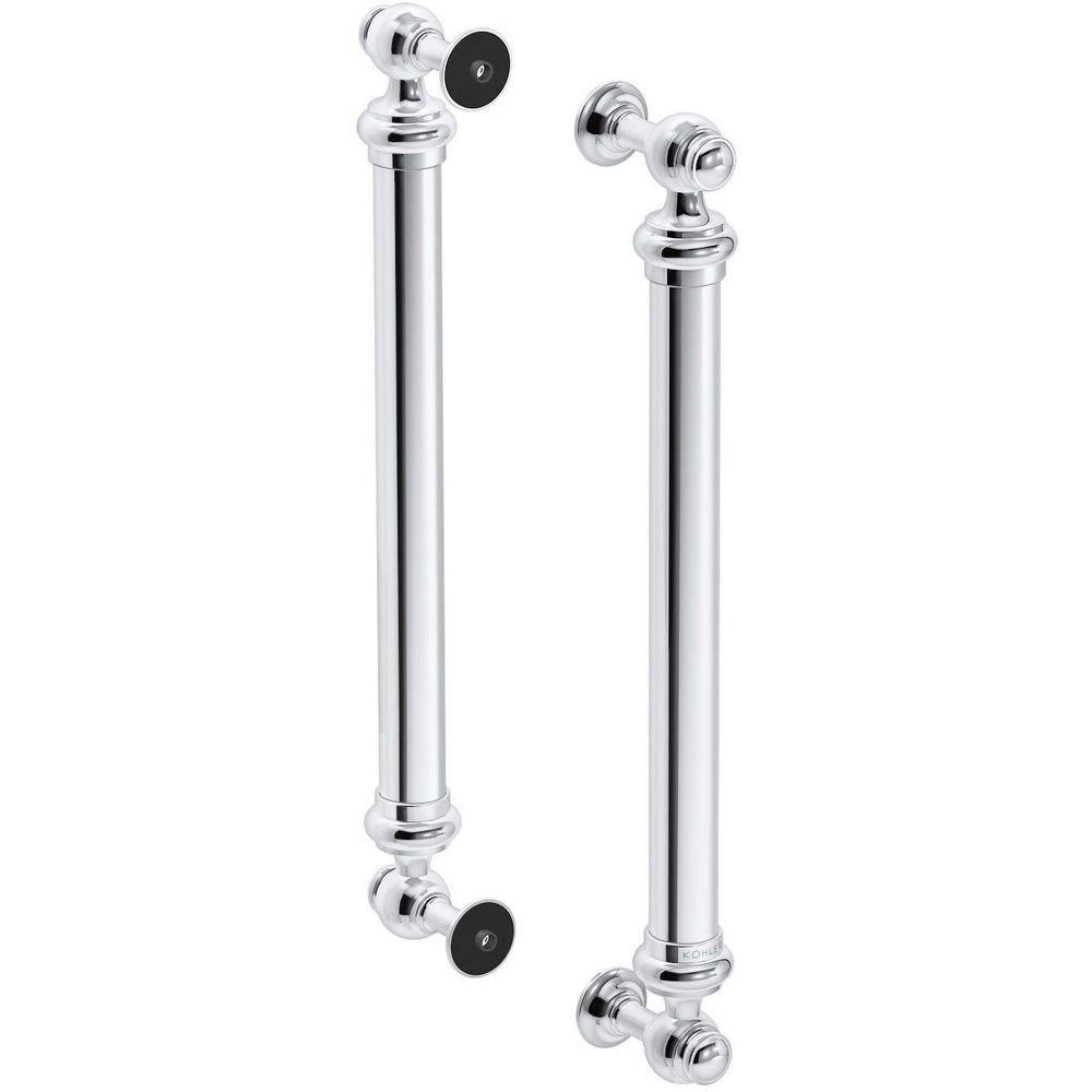 KOHLER Polished Chrome 1-5/8 x 16-7/16 in. Shower Door Handle 