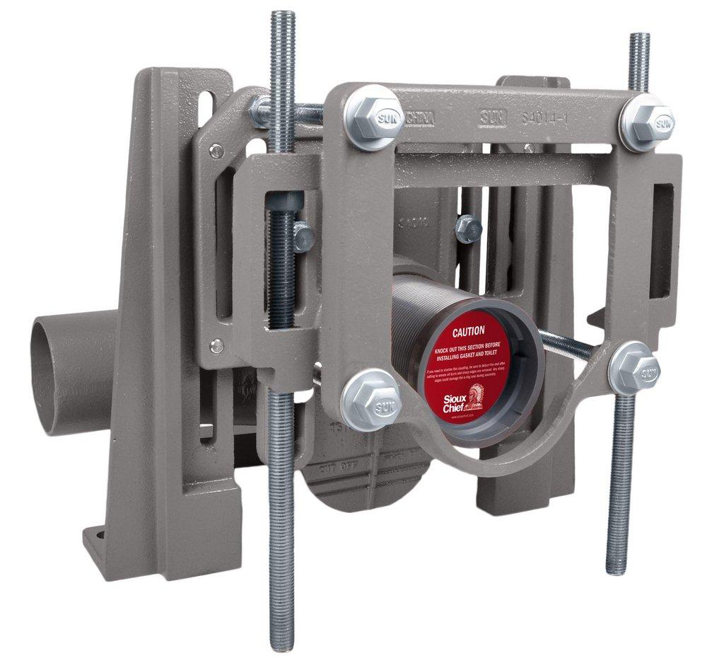 CLOSET CARRIER HORIZONTAL 4 IN. NO HUB BARIATRIC 1000 LB. RIGHT 