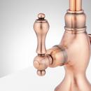 Signature Hardware Satin Copper Two Handle Gooseneck Bar Faucet 