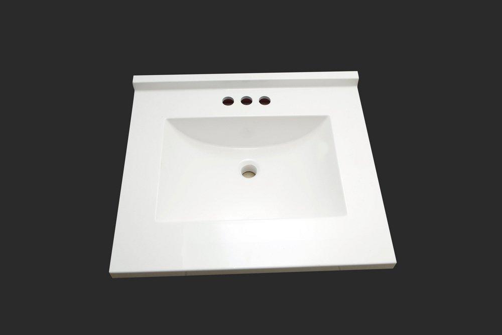 25X22 CAMILLA LL CULTURED VANITY TOP - SLEEVE PACK 