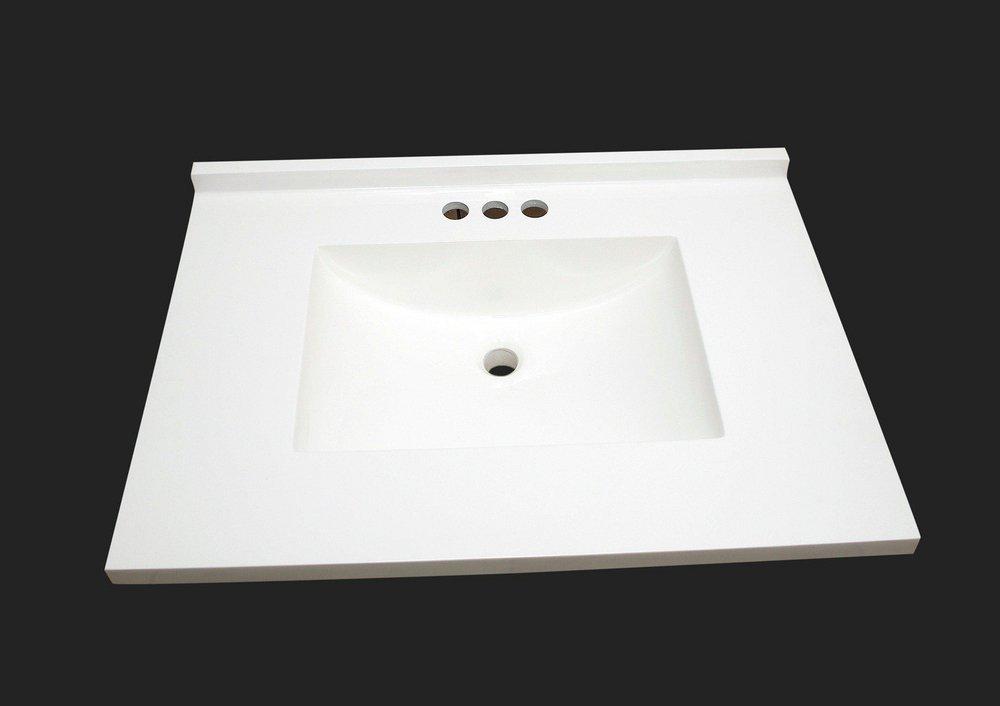 31X22 CAMILLA LL CULTURED VANITY TOP - SLEEVE PACK 