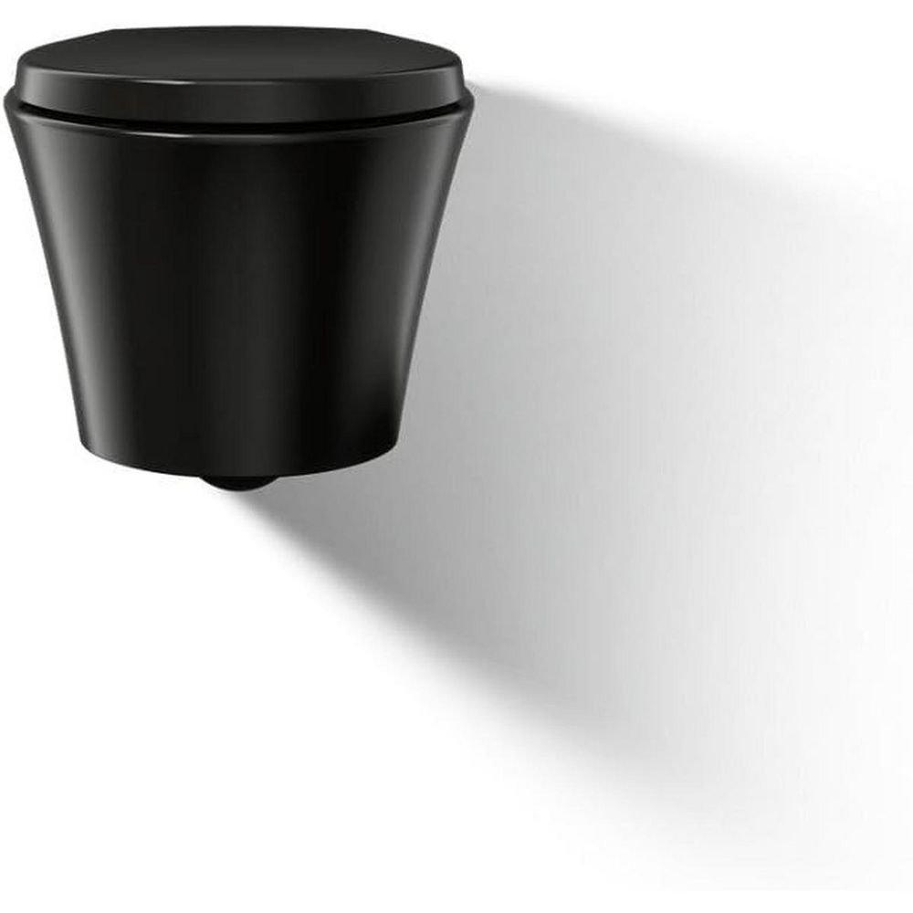 KOHLER Black Black Dual Flush Elongated One Piece Toilet 