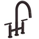 KITCHEN BRIDGE PULL-DOWN FAUCET VENETIAN BRONZE 