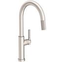 Single Handle Pull Down Kitchen Faucet in Satin Nickel - PVD