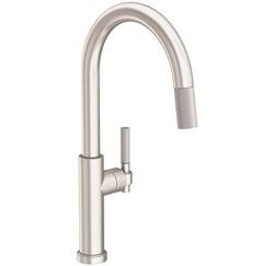 Single Handle Pull Down Kitchen Faucet in Satin Nickel - PVD