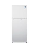 Summit Appliance White 10.1 cu. ft. Compact and Freezer on Top Refrigerator 