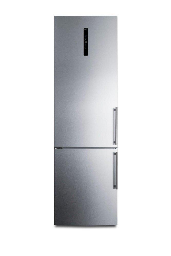 Summit Appliance Stainless Steel 11.7 cu. ft. Bottom Mount Freezer Refrigerator 