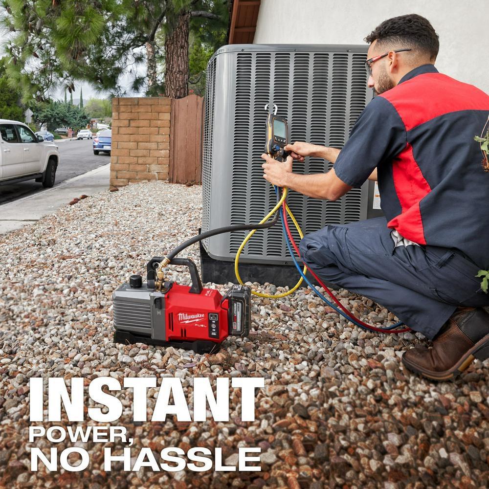 Milwaukee® Red 5 cfm Reinforced Nylon Vacuum Pump 