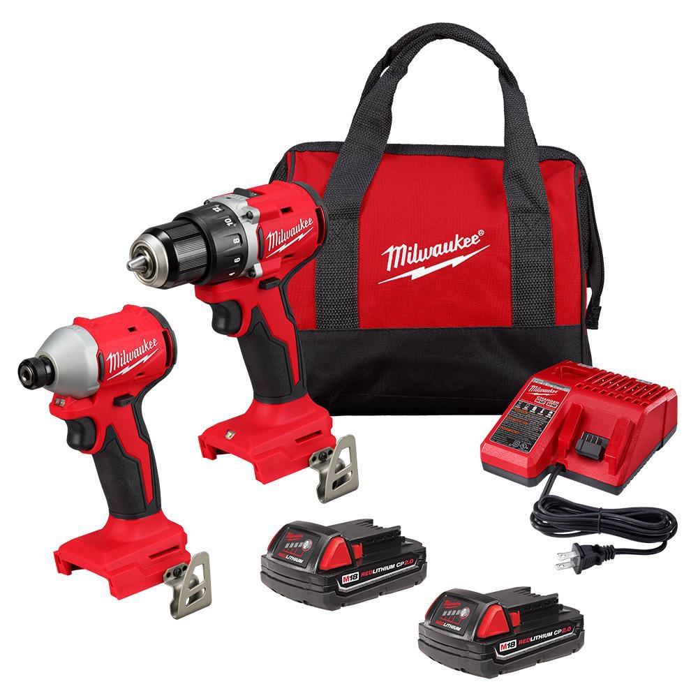 M18 COMPACT BRUSHLESS 2-TOOL COMBO KIT 