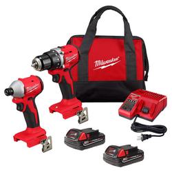 18V Compact Brushless 2-Tool Combo Kit