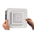 NUTONE BLUETOOTH SPEAKER QUICK INSTALL BATHROOM EXHAUST FAN GRILLE/COVER W/ LED LIGHT - 4-PACK - 