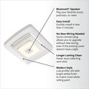 NUTONE BLUETOOTH SPEAKER QUICK INSTALL BATHROOM EXHAUST FAN GRILLE/COVER W/ LED LIGHT - 4-PACK - 