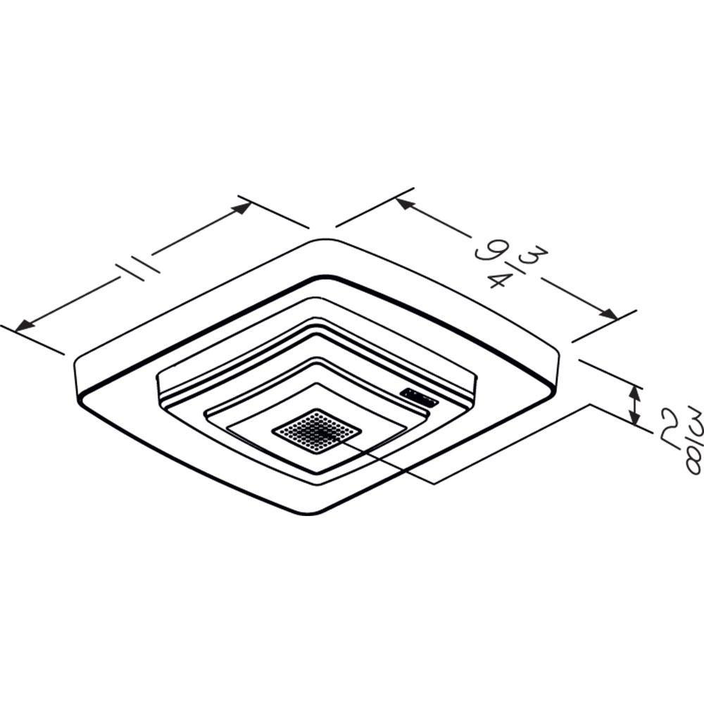 NUTONE BLUETOOTH SPEAKER QUICK INSTALL BATHROOM EXHAUST FAN GRILLE/COVER W/ LED LIGHT - 4-PACK - 
