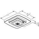 NUTONE BLUETOOTH SPEAKER QUICK INSTALL BATHROOM EXHAUST FAN GRILLE/COVER W/ LED LIGHT - 4-PACK - 