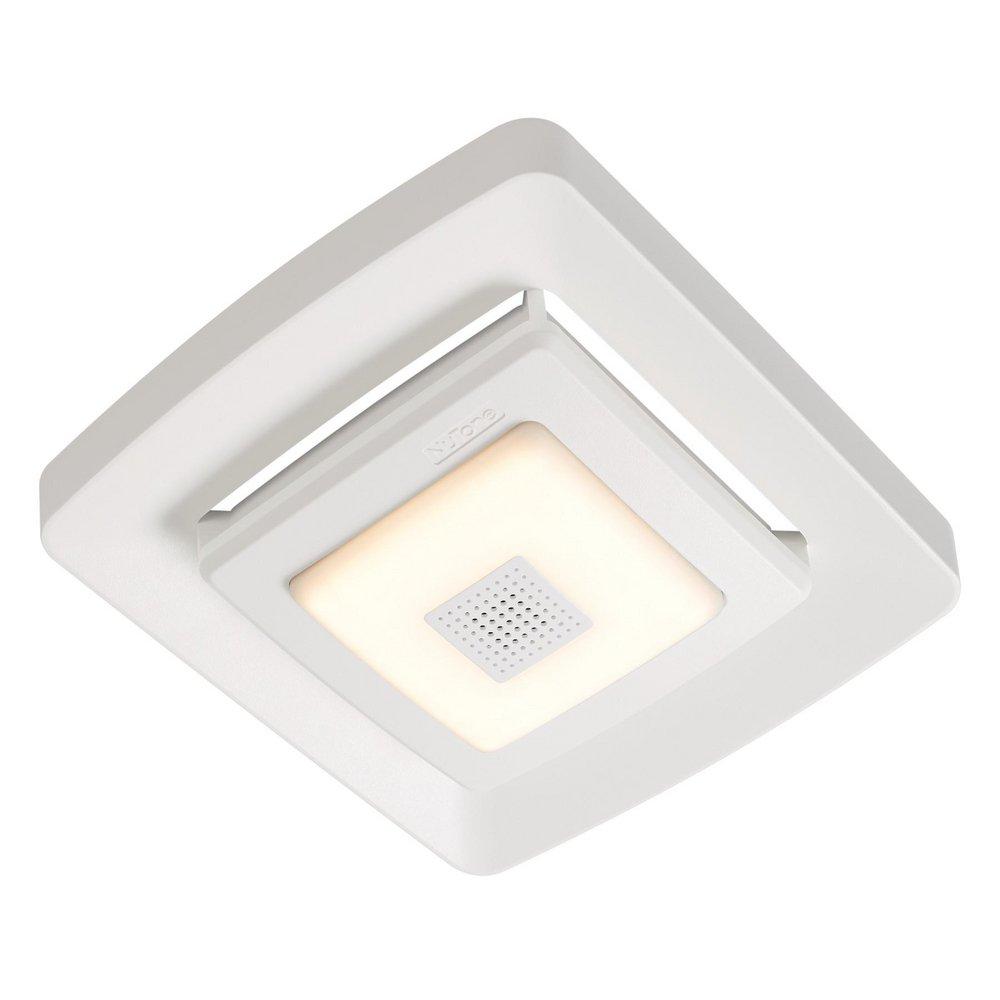 NUTONE BLUETOOTH SPEAKER QUICK INSTALL BATHROOM EXHAUST FAN GRILLE/COVER W/ LED LIGHT - SINGLE PACK - 