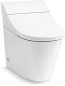 1.0 gpf/1.28 gpf Dual Flush Elongated One Piece Toilet in White