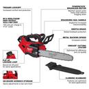 M18 FUEL 14 TOP HANDLE CHAINSAW 2 BATTERY KIT 