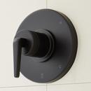 Single Handle Pressure Balancing Valve Trim in Matte Black (Trim Only)