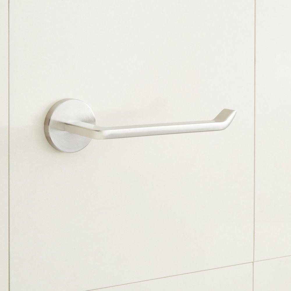 Signature Hardware Brushed Nickel Toilet Tissue Holder 