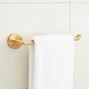 10 in. Towel Ring in Brushed Gold