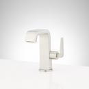 Single Handle Monoblock Bathroom Sink Faucet in Brushed Nickel