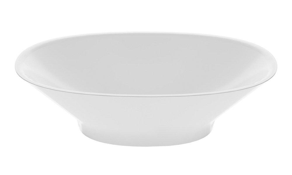 MICHELINA MINERAL COMPOSITE VESSEL SINK - MATTE WHITE 24X13.75 