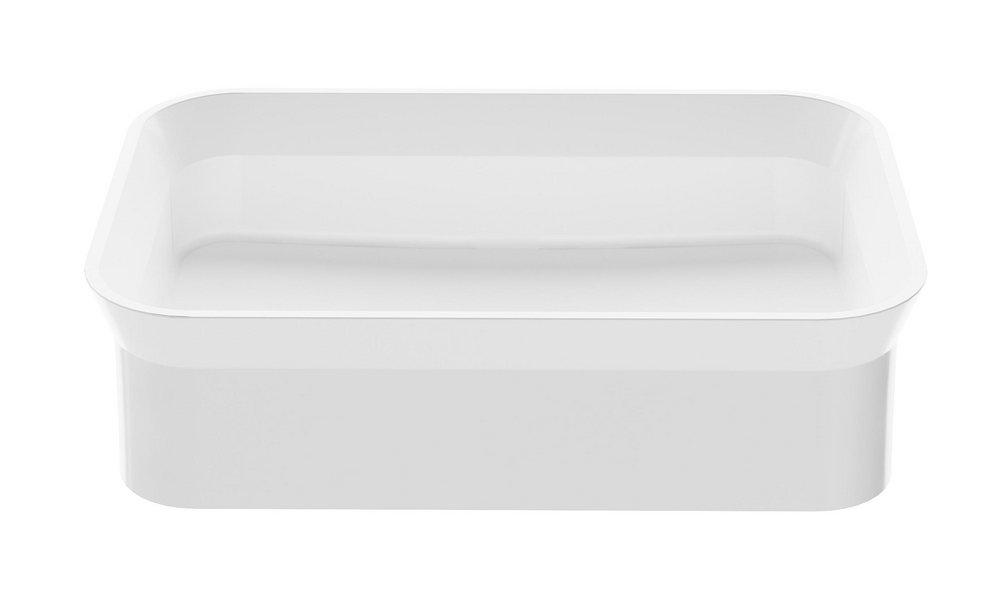 JAMES MINERAL COMPOSITE VESSEL SINK - MATTE WHITE 23.5X15.75 