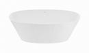 MAGDA MINERAL COMPOSITE AIR BATH - MATTE WHITE 65.75X36.25 