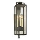 60W 3-Light 21-1/2 in. Outdoor Wall Sconce in Forged Iron