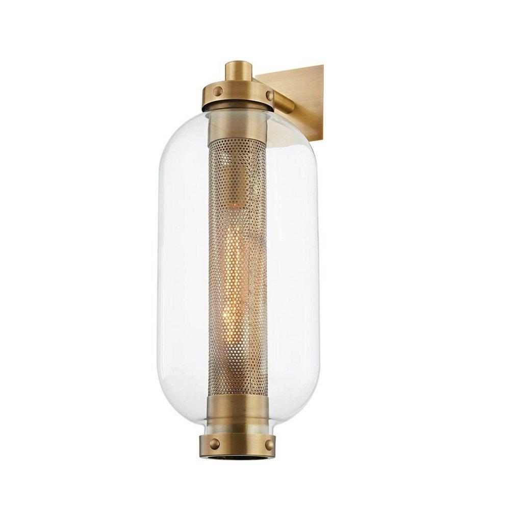 Troy Lighting Patina Brass 75W 1-Light 23-1/4 in. Outdoor Wall Sconce 