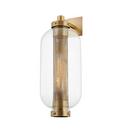Troy Lighting Patina Brass 75W 1-Light 23-1/4 in. Outdoor Wall Sconce 