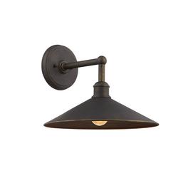 60W 1-Light 11 in. Outdoor Wall Sconce in Vintage Bronze
