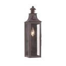 Troy Lighting Soft Off Black 60W 1-Light 18 in. Outdoor Wall Sconce 